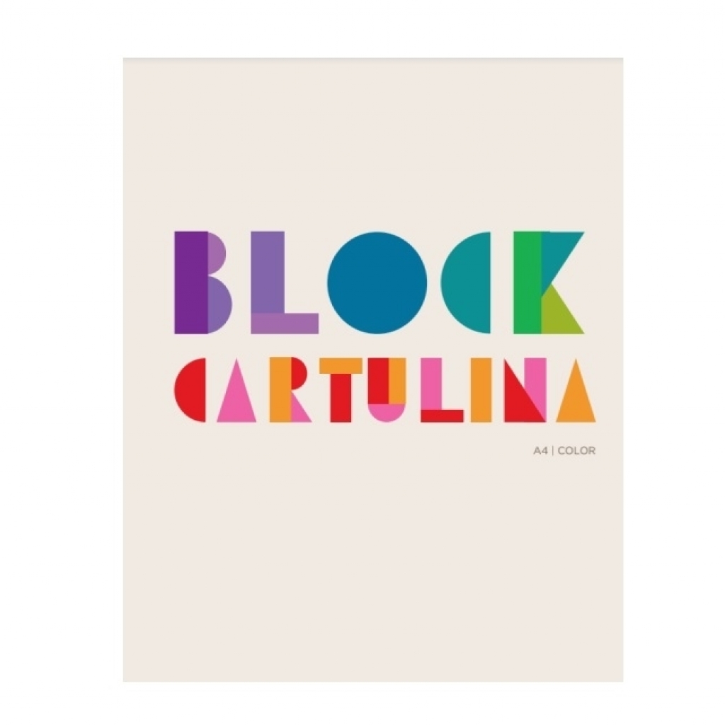 Block cartulina Ilustra A4 color 20hojas