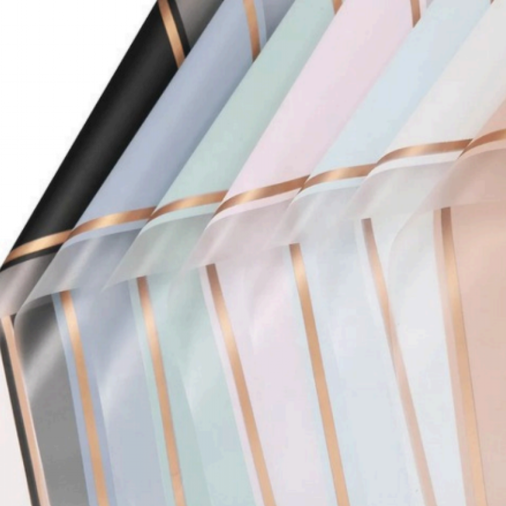 Papel borde transparente