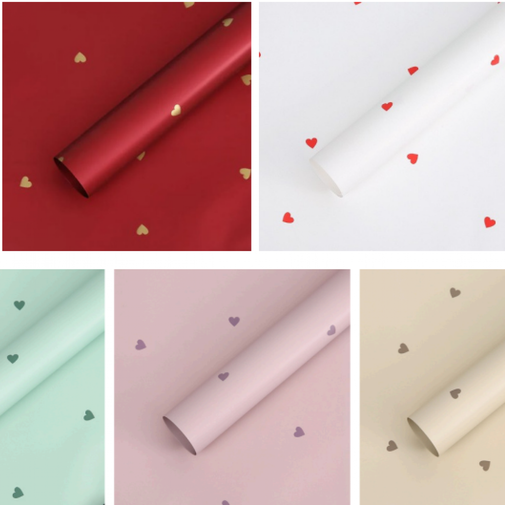 Papel Corazoncitos Pastel