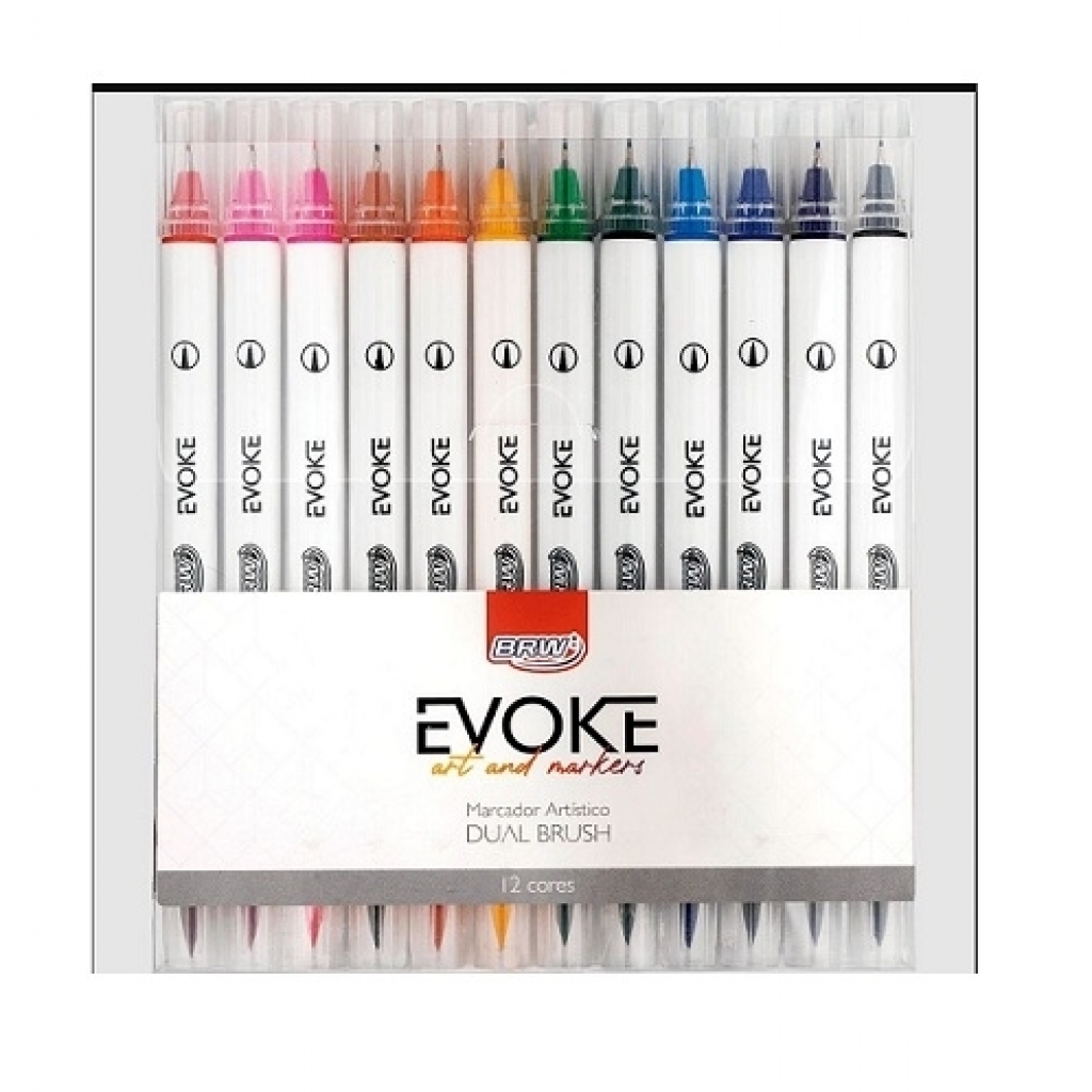 marcador artistico doble brush pen BRW - blister 12 un