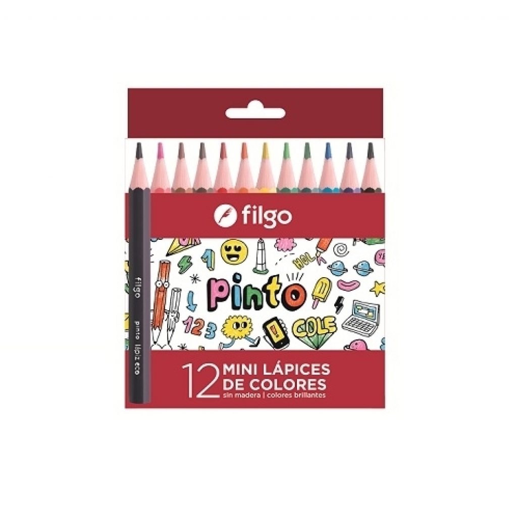 Color Filgo de resina pinto mini - estuche 12 surtido