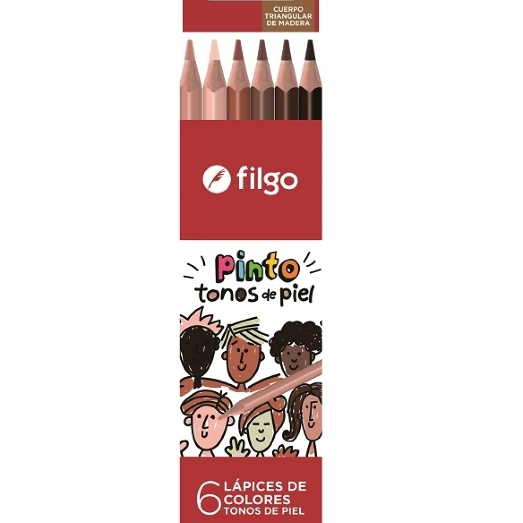 Color Filgo resina pinto tonos de piel - estuche 6 unidades